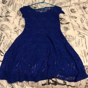 Royal blue dress